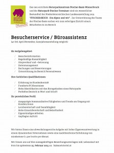 Stellenausschreibung