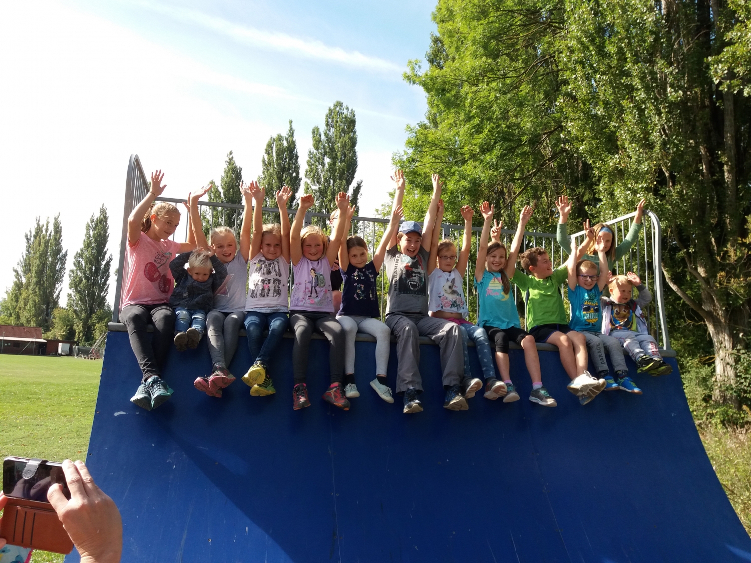 Spielplatzrally des HTV - Gruppenfoto