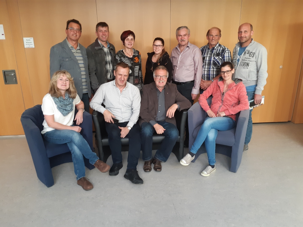 Schulaussschuss der Gemeinde Frankenfels Gruppenfoto