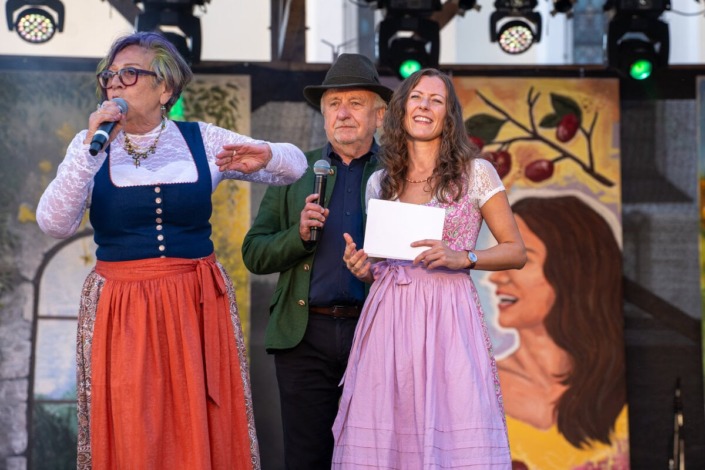 Moderation am Samstag am Dirndlkirtag 2025 in Frankenfels