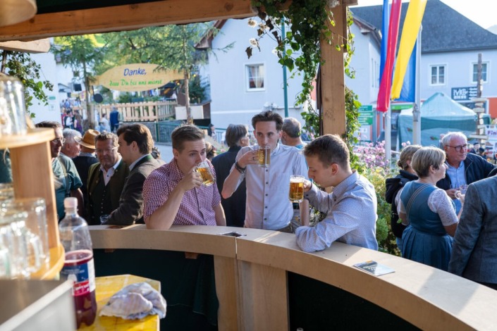 Seidlbar am Samstag am Dirndlkirtag 2025 in Frankenfels