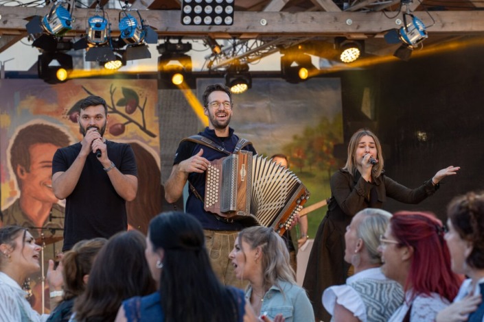 Musikband am Samstag am Dirndlkirtag 2025 in Frankenfels