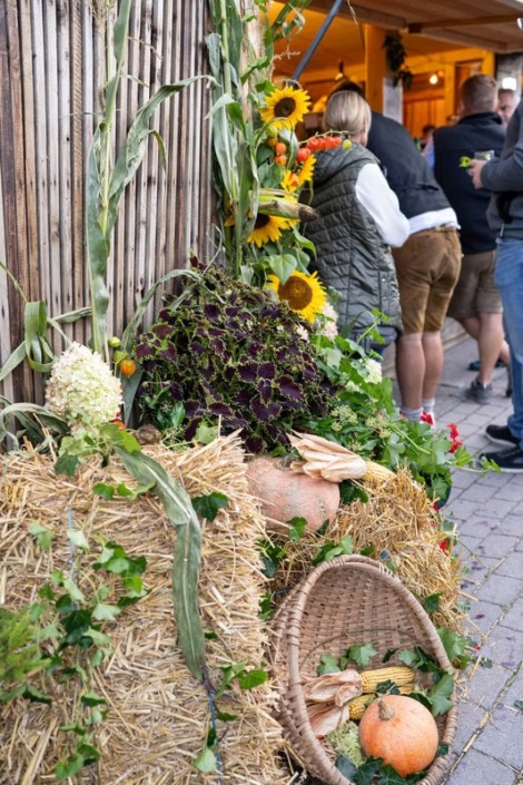 Deko am Samstag am Dirndlkirtag 2025 in Frankenfels