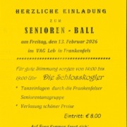Seniorenball Flyer