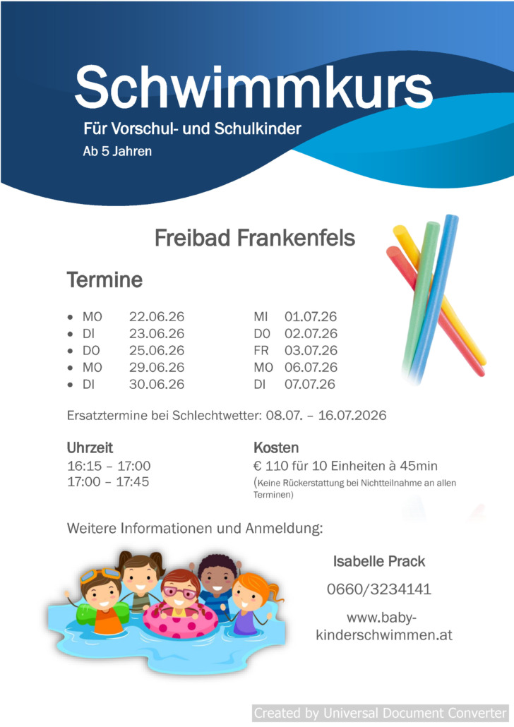 Schwimmkurs 2026