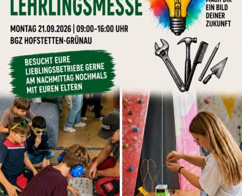 Pielachtaler Lehrlingsmesse am 21.09.2026 Plakat