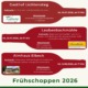Mittwochveranstaltungen 2026 und Frühschoppen
