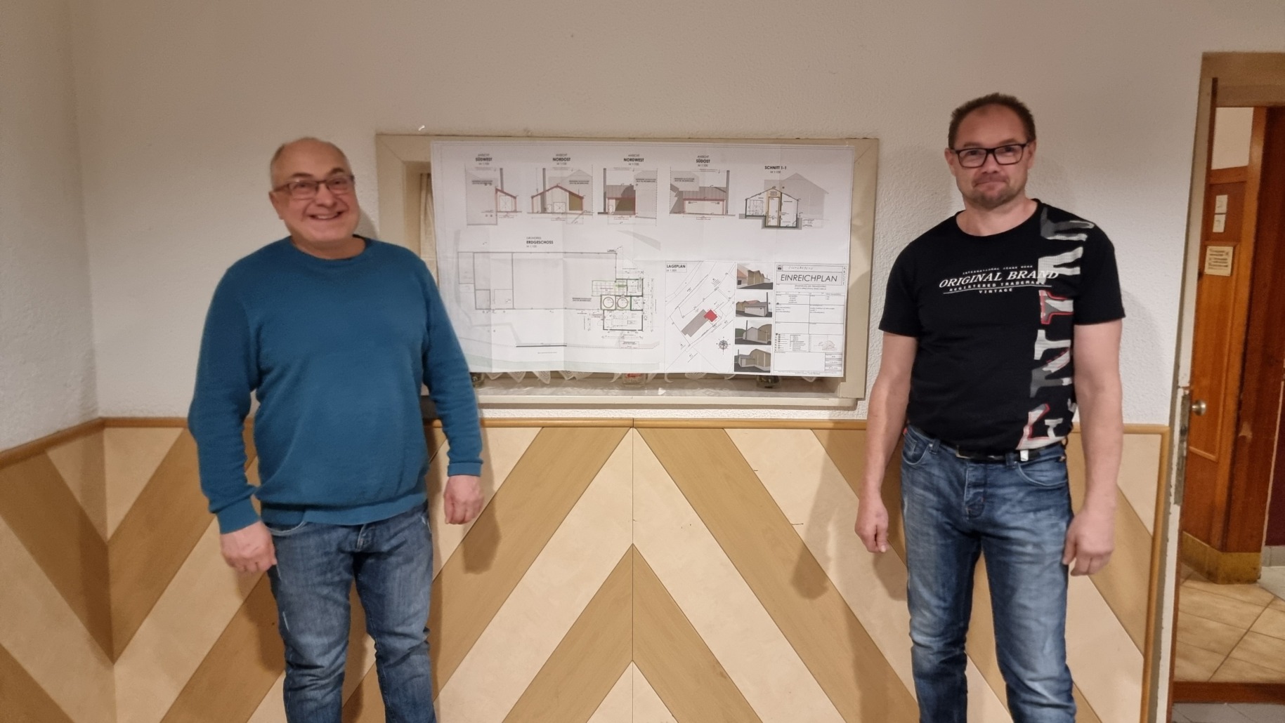 FWG-Mitarbeiter Schifflhuber Leopold und Kapeller Norbert